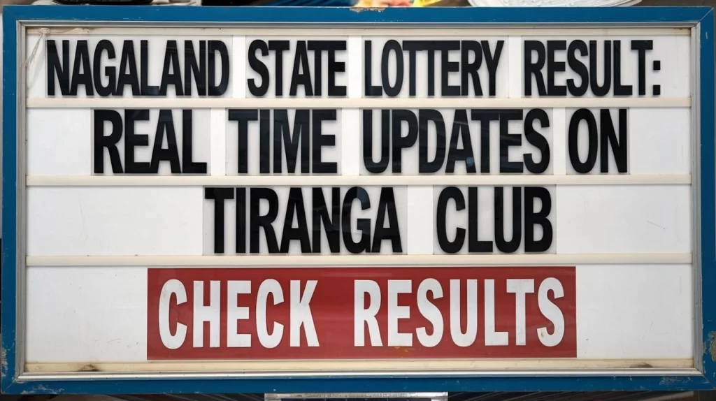 nagaland state lottery result​